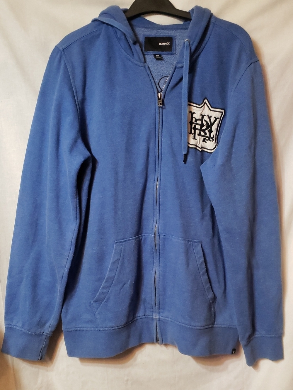 Hurley Blue Men's Full Zip Hoodie